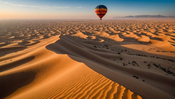 Montgolfière à dubaï : volez au-dessus du désert spectaculaire